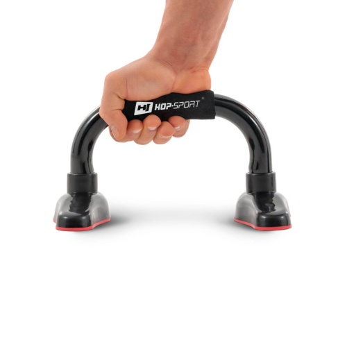 Упоры для отжиманий  Hop-Sport HS-M020PU black/red - фото №2